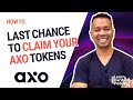 Don't Miss Your Chance To Get Axo Tokens Before The Launch!