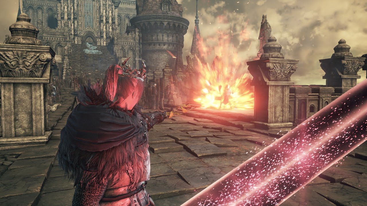 Dark Souls 3 Cinders Mod Pyromancy Showcase - Cataclysm and Great Cataclysm