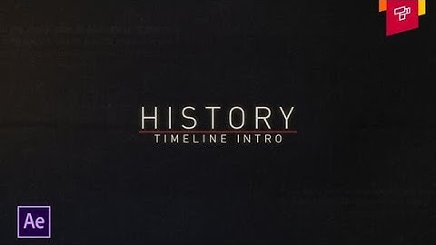 History Timeline Intro | After Effects Template