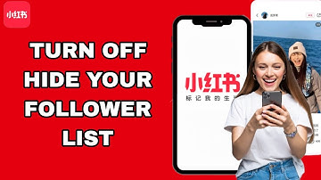 How To Turn Off Hide Your Follower List On REDnote App | Step By Step