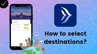 How to select destinations in Aegean Airlines?