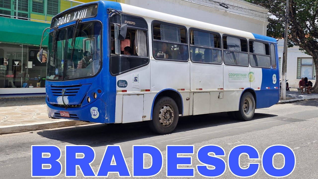 MOVIMENTAÇÃO DE ÔNIBUS URBANO NA PARADA DO BRADESCO DO CENTRO DE PARNAIBA