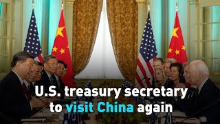 U S Treasury Secretary To Visit China Again