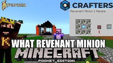 HOW TO MAKE REVENANT MINION IN CRAFTERSMC AND WHAT ARE IT