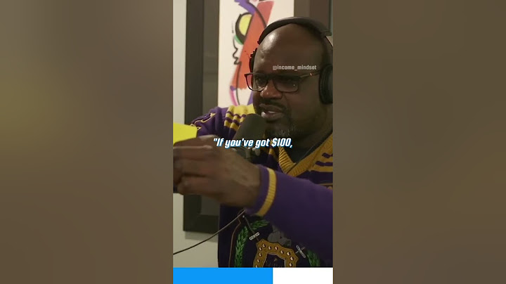 The difference between being rich and being wealthy - Shaq