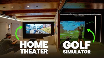 The DUAL Gameroom DREAMS are Made of: Wicked Smart Homes goes MicroLED... and GOLF SIM!