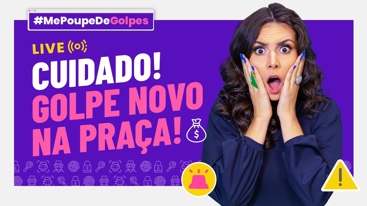 GOLPE COM PIX e outras 4 fraudes que ROUBAM SEU DINHEIRO – Assista para não cair! #MePoupeDeGolpes