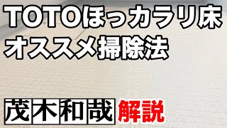 【お風呂掃除】TOTOサザナのほっカラリ床に生えた黒カビをバスマジックリンとバスタワフォーバスで落としてみた！【茂木和哉解説】