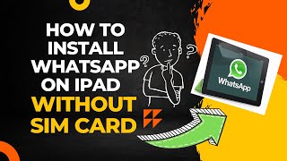 INSTALL WHATSAPP ON YOUR iPad without SIM card. screenshot 5