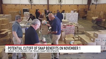Overheidssluiting bedreigt SNAP-uitkeringen, Texanen bereiden zich voor op de impact