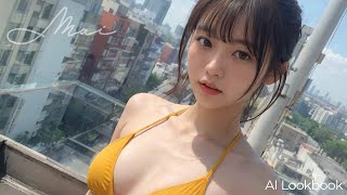 Lets Hang Out With Girls In Swimsuits On The Rooftop Ai Lookbook
