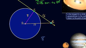 Using the Pythagorean Theorem to Determine Whether a Line is Tangent to a Circle