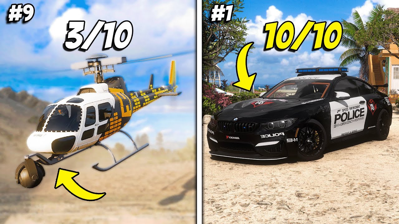 FORZA HORIZON 5 : 10 VOITURES AVEC DES OPTIONS SECRÈTES... 😱😮