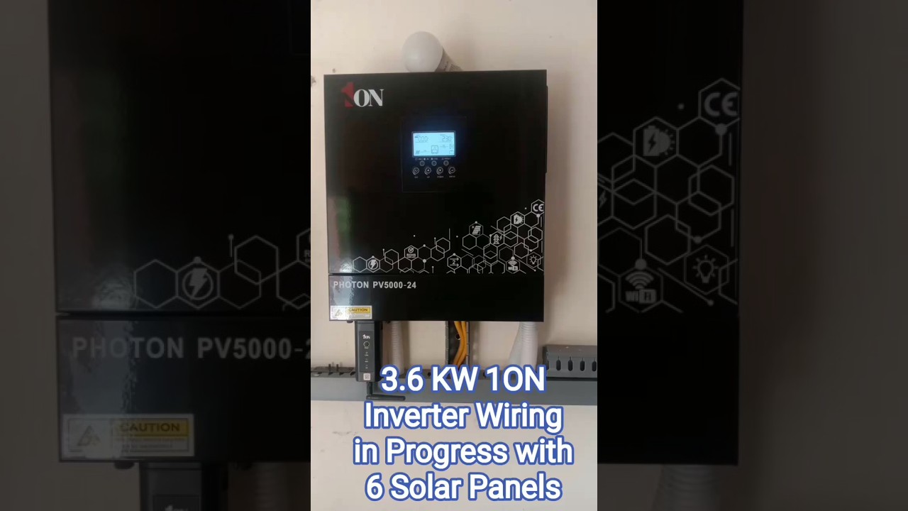 Solar System Installation|3.6 kw|⚡😎🌞💥🔥