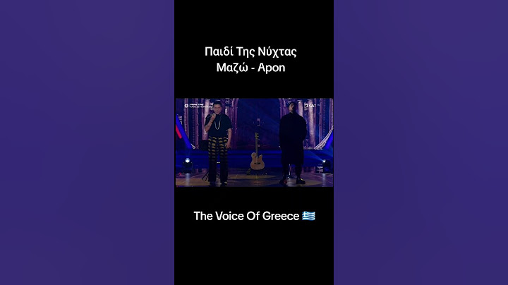 The Voice: Γιώργος Μαζωνάκης και Apon τραγούδησαν live τη διασκευή του τραγουδιού «Παιδί της νύχτας»