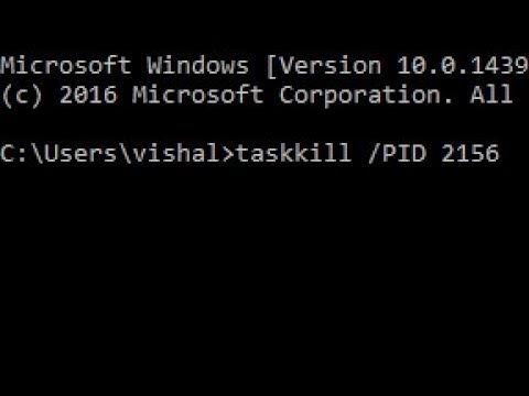 コマンドプロンプトを使用したウィンドウ内のtaskkillコマンド(KILL TASK PROCESS、taskkill、CMD)
