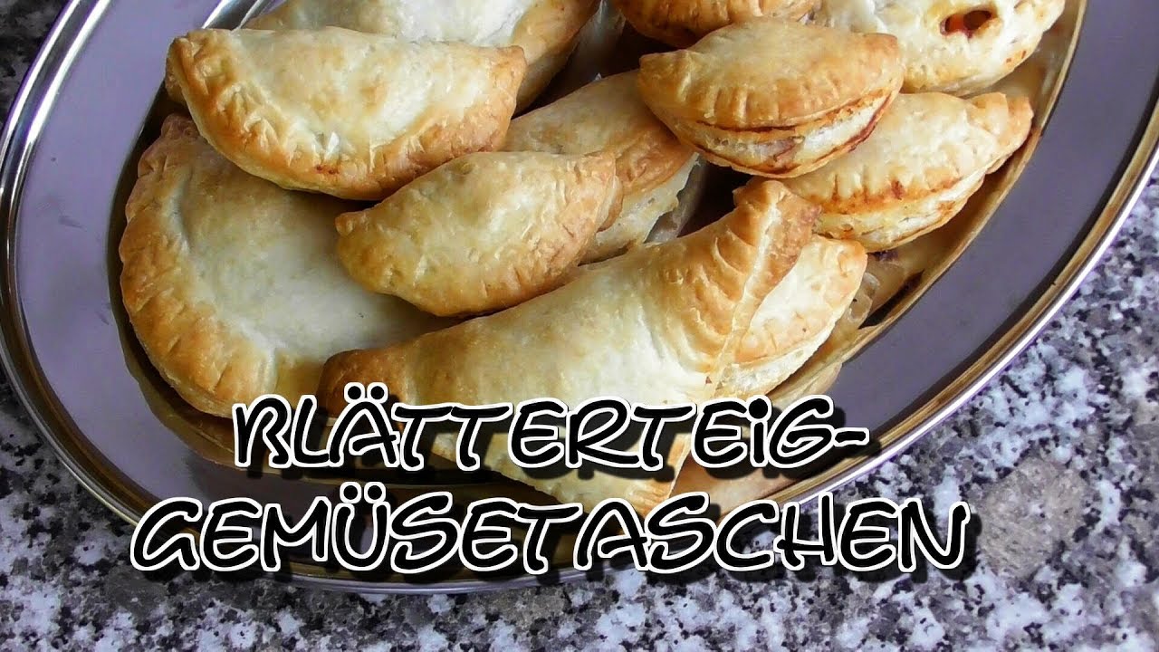 Blätterteig-Gemüsetaschen - YouTube Blätterteig-Gemüsetaschen - YouTube