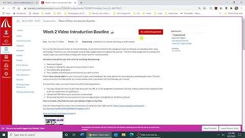 How to Share a Panopto Video Link in a Canvas Assignment Folder