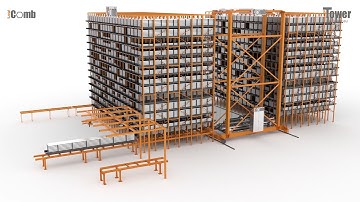 LogiComb   profiles   long goods   storage systems animation