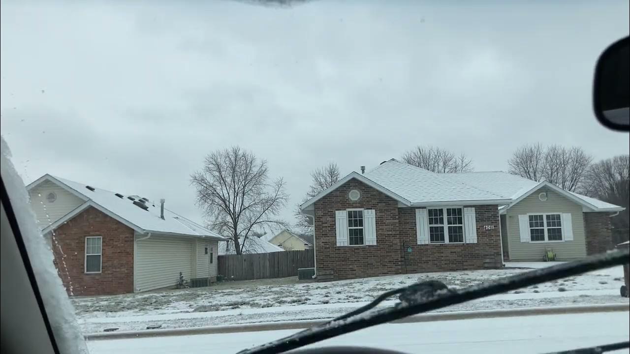 Using my windshield wipers to defrost the ice from my windshield 130