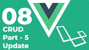 laravel vue: CRUD (Update Record) [Part 5]