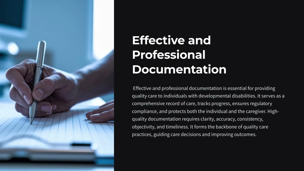 Understanding Effective and Professional Documentation