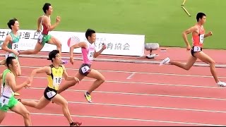 2015和歌山国体陸上 少年男子A100ｍ予選5組 20151002