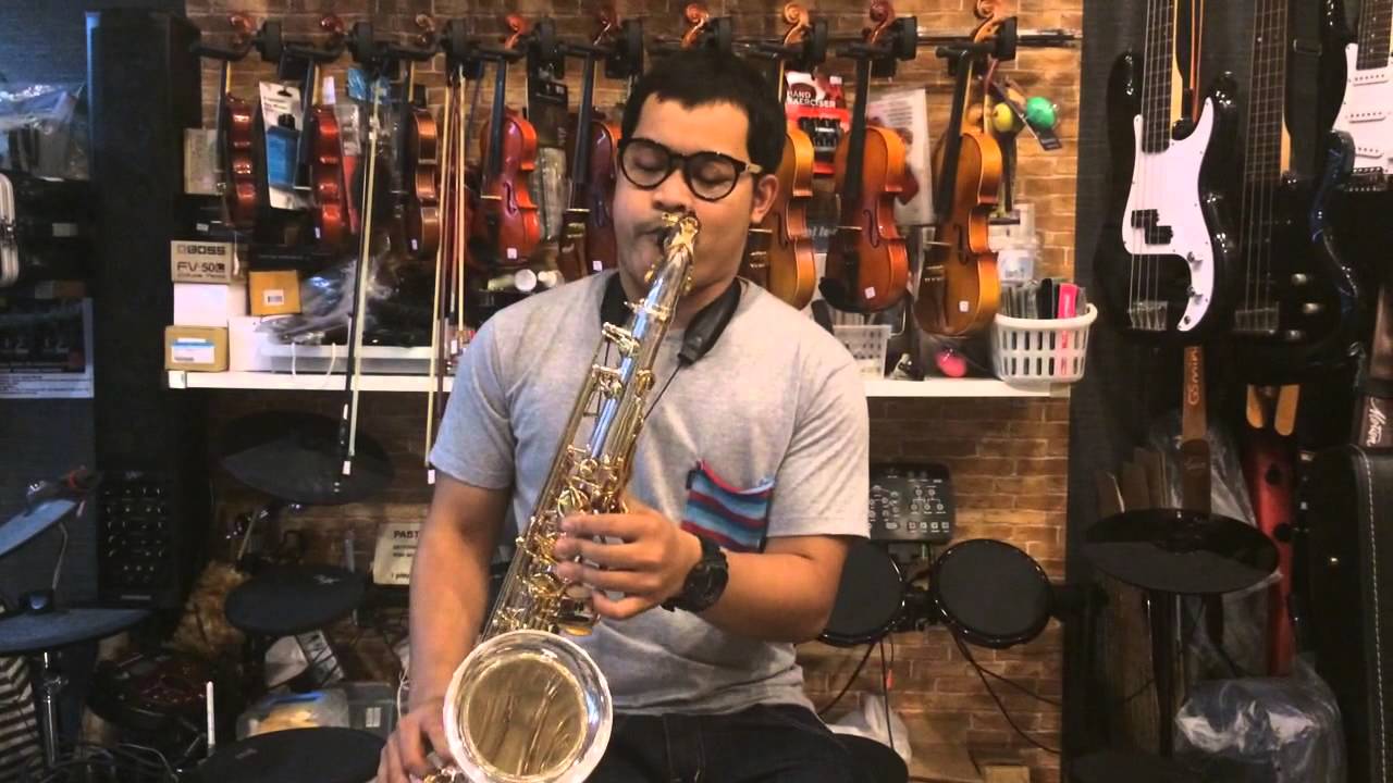 Tenor saxophone overtone รุ่น silver plate gold key (HD) YouTube