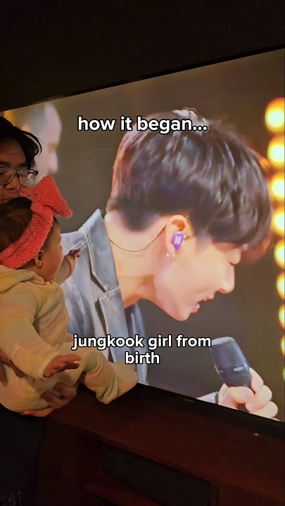 Jungkook has brought her happiness since she was born! 💜 BTS is back!! #jungkook #jk #bts #btsarmy