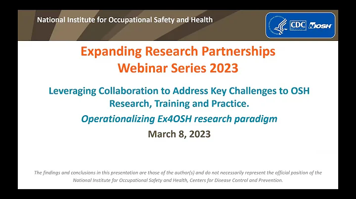 Leveraging Collaboration in an Expanded OSH Research Paradigm - DayDayNews
