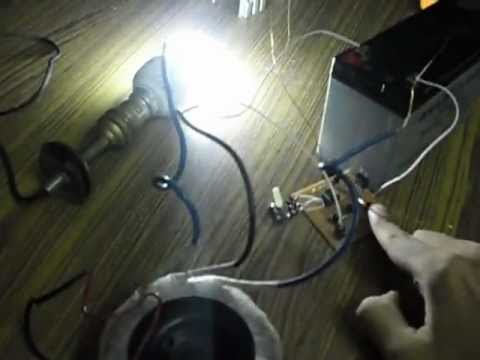 Simple Homemade Inverter for CFL - YouTube homemade 12v generator wire diagram 