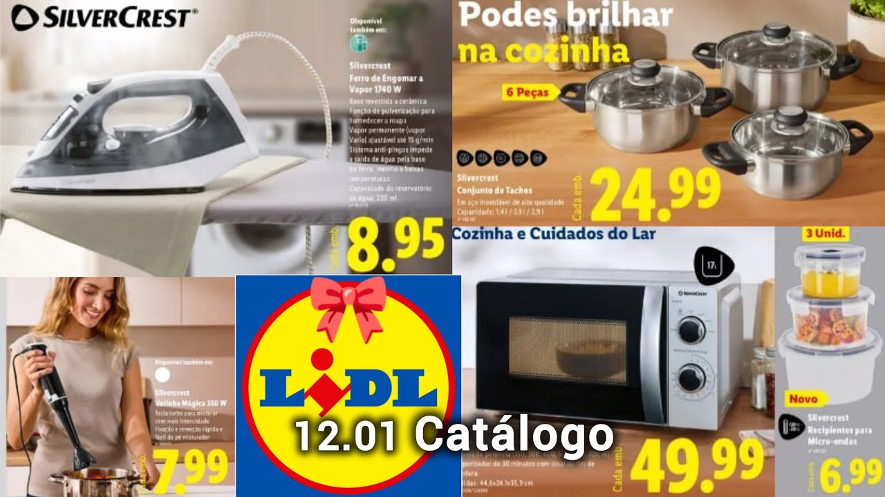 ✨ LIDL Catálogo 12.01 Promocional Lidl Novidades A partir de 12/01 