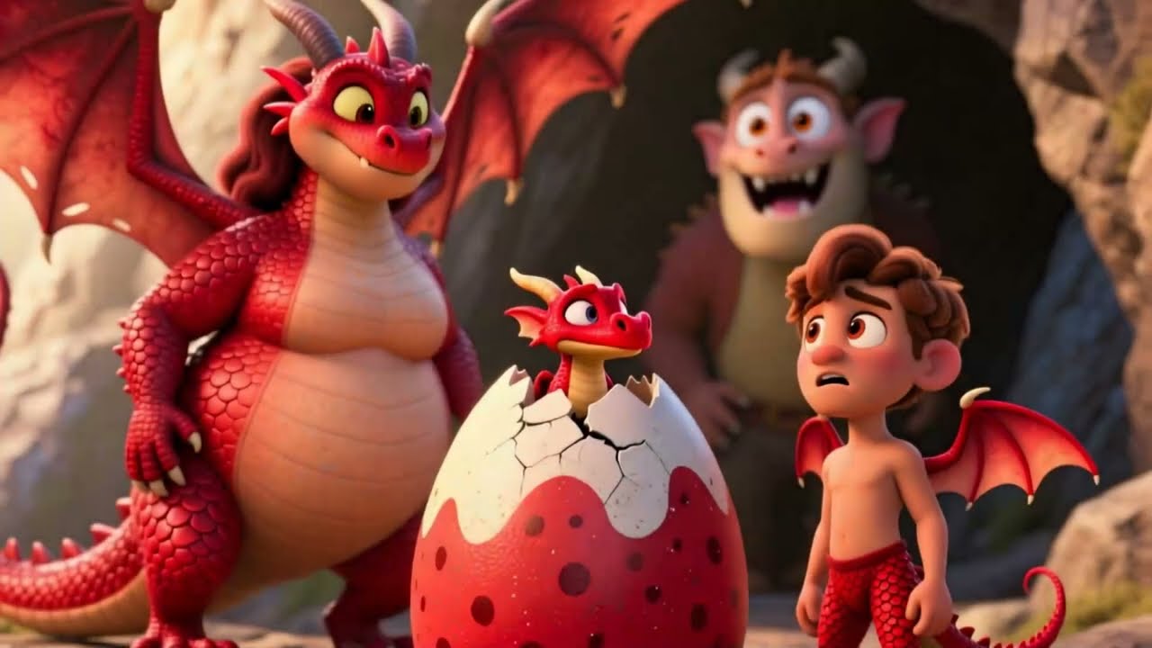 Flint’s Journey: Raising Spark and Ember | Dragon Story & Animated Story