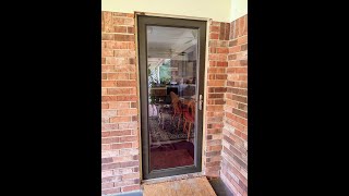 LARSON Signature Classic Brown FullView Aluminum Storm Door (NOT a Lawn Care Video)