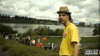 Protesters march against Monsanto in Olympia Washington