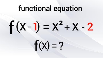 Functional Equation | How to find f(X) ?