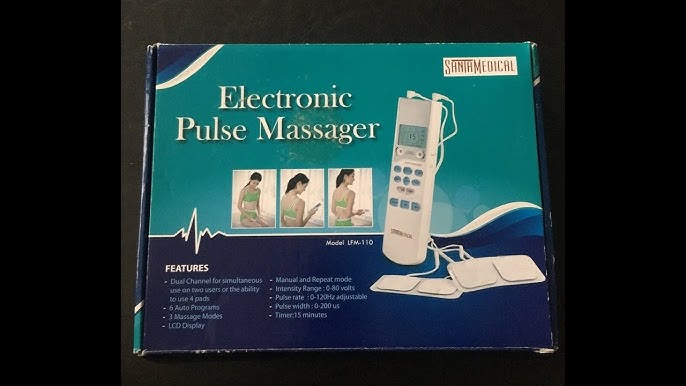 Santamedical PM-510 Tens Unit Electronic Pulse Massager with Rechargeable  Battery