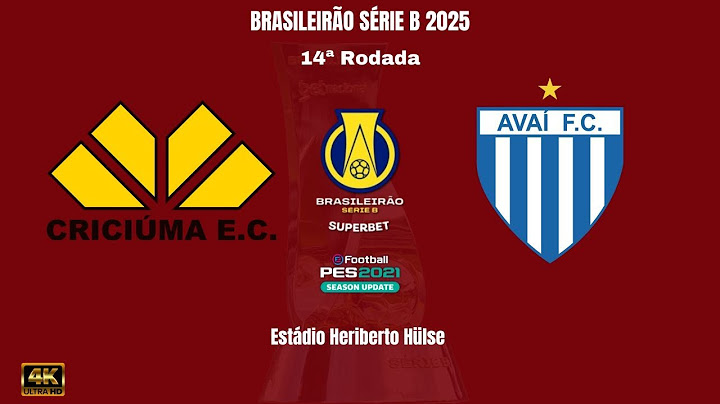 CRICIÚMA x AVAÍ | BRAZILIAN SERIES B 2025 | 14TH ROUND | Gameplay 4K 60 FPS PES2025