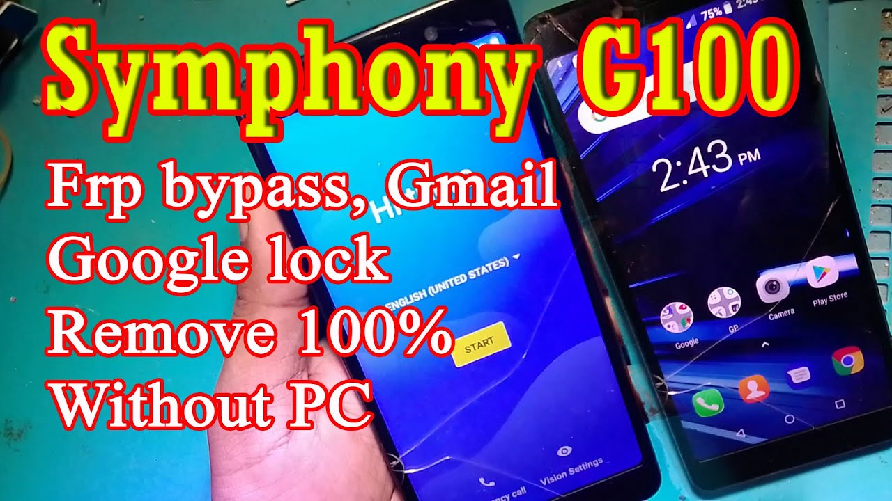 symphony G100 frp lock remove||G100frp/google/pin/password 100% Remove Without PC||gsm mobile solve