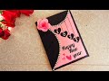 Happy New year card 2022 | How to make New year greeting card | New year card making handmade easy