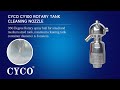 Tank Cleaning Nozzles | CYCO CY100 Rotary Tank Cleaning Nozzle
