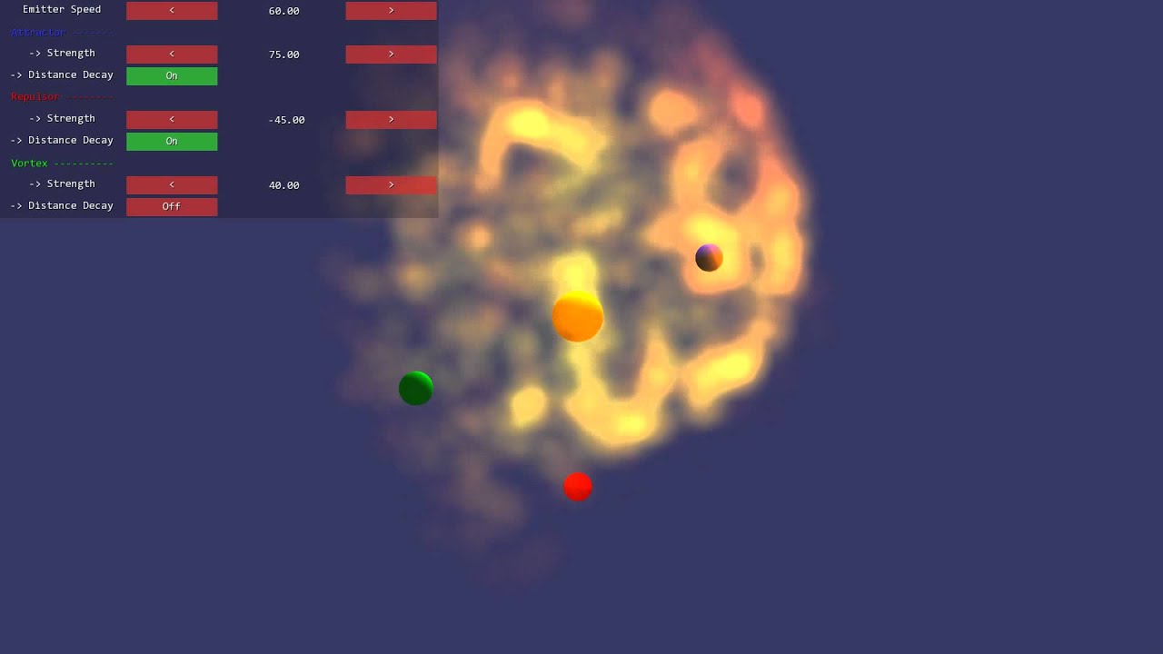 OpenSceneGraph animation: Particle Flow - YouTube
