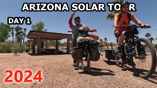 Arizona 🌵 Solar Electric Bike Tour 2024 Day 1