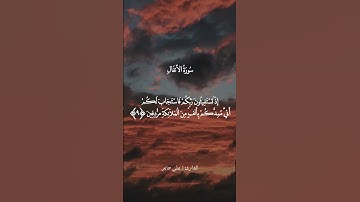 إِذْ تَسْتَغِيثُونَ رَبَّكُمْ فَاسْتَجَابَ لَكُمْ || سورة الأنفال || علي جابر