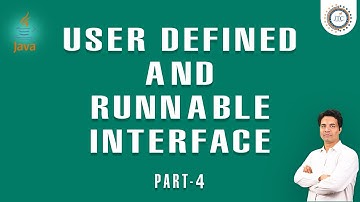 Creating Threads Using Thread class   and Runnable Interface  in java - part 4 som Sir