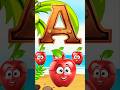 Phonics Song with TWO Words - A For Apple - ABC Alphabet Songs with Sounds for Children #shortsfeed