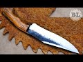 Making a Bowie knife from an Old Saw Blade