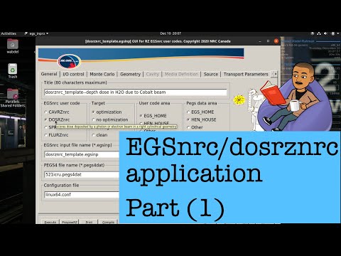 EGSnrc/dosrznrc user code - Part (1)