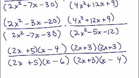 Rational Expressions 4 - Dividing