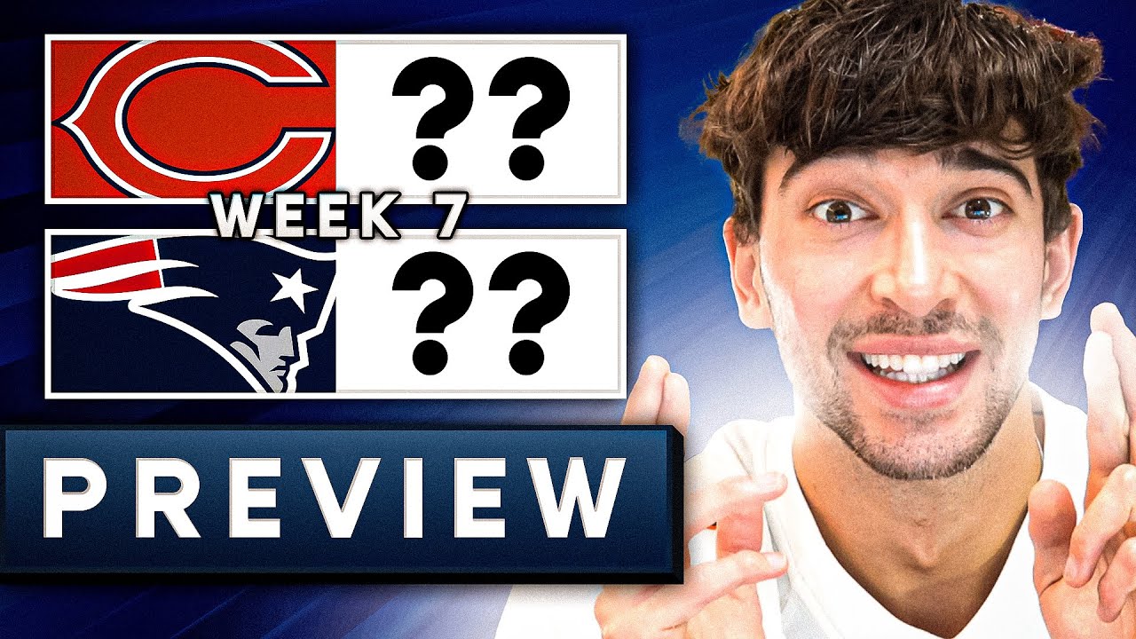 Bears vs Patriots Week 7 Prediction & Preview!